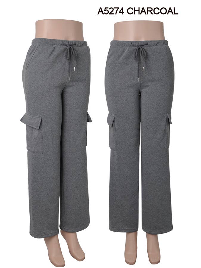 SSImport - Wholesale Pants - Women's - A5274 WINTER CARGO PANTS FLEECE INSIDE 12PCS/PACK 1