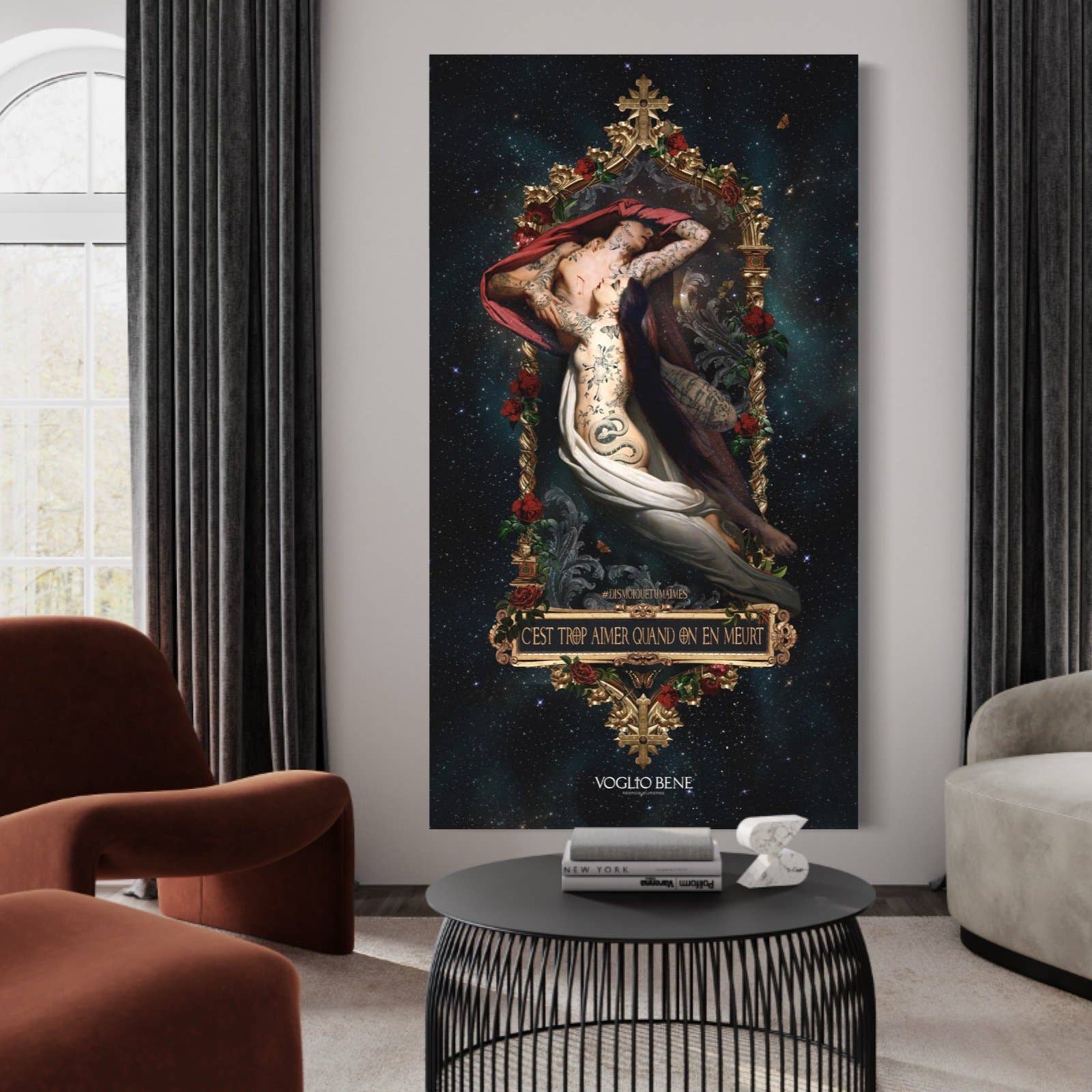 Voglio Bene – wholesale Drape – WALL HANGING 144 FRANCESCA/PAOLO1