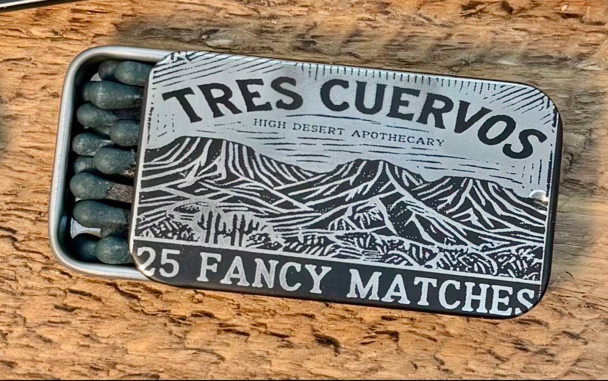 Tres Cuervos - Wholesale Matches - Fancy Matchbox w/25 Fancy Matches3