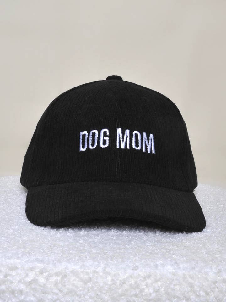 Casquettes personnalisables - Velours côtelé noir pour la vente par Les Wafou