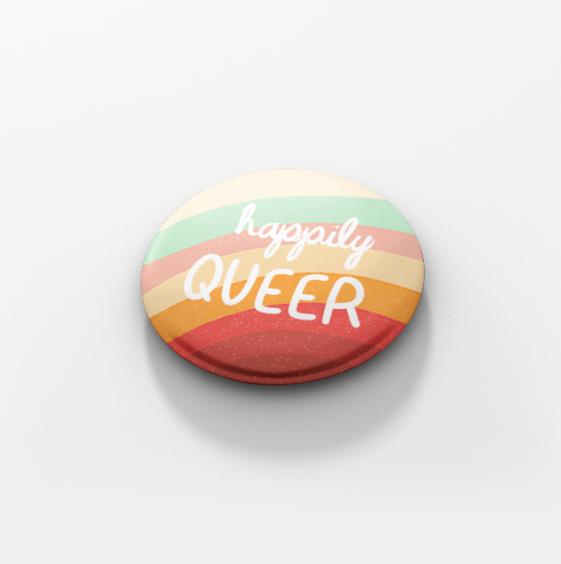 Luck and Lavender Studio - Wholesale Reversspeld/knoop - Happily Queer-knop1