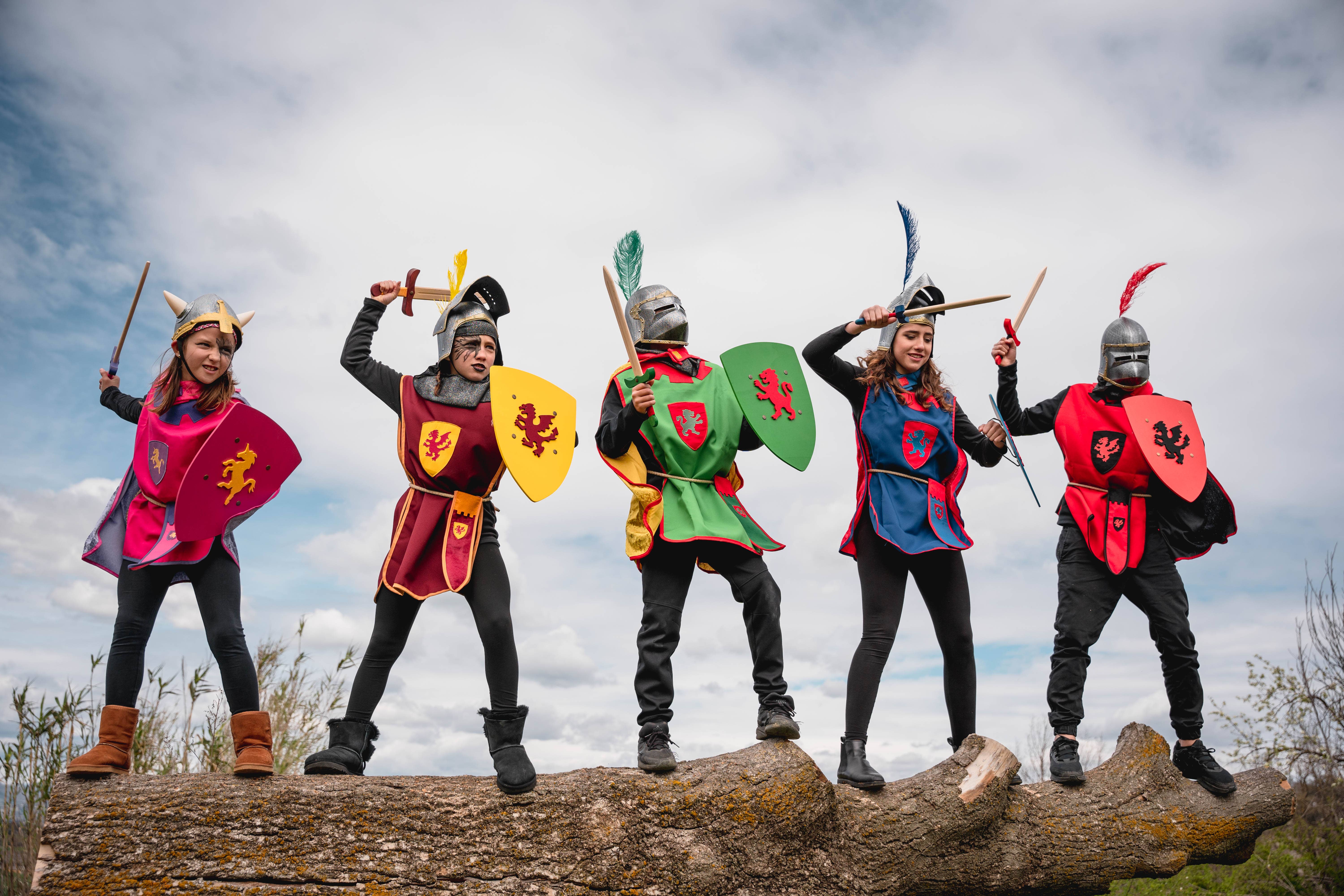 KALID MEDIEVAL - Wholesale Classic Toy - Kids - SHIELD KAMELOT RED WITH DRAGON S - ST5354