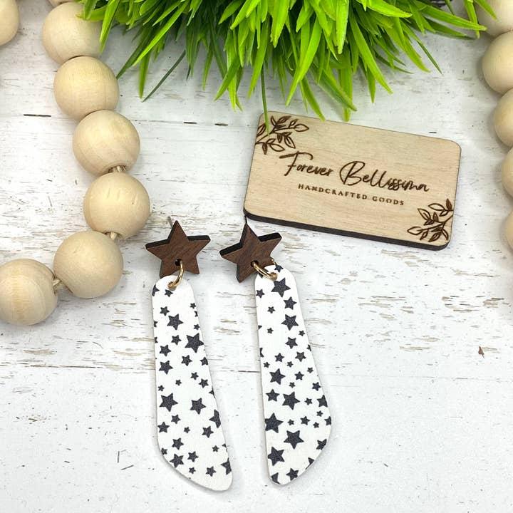 Fourth of July Earrings | Stars | Patriotic Earrings | for wholesale by Forever Bellissima
