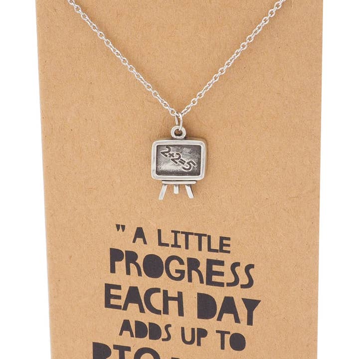 Quan Jewelry - Wholesale Teacher/Back-to-School Card - Maxine Teacher's Day Math Teacher Gifts, Inspirational Quote on Greeting Card