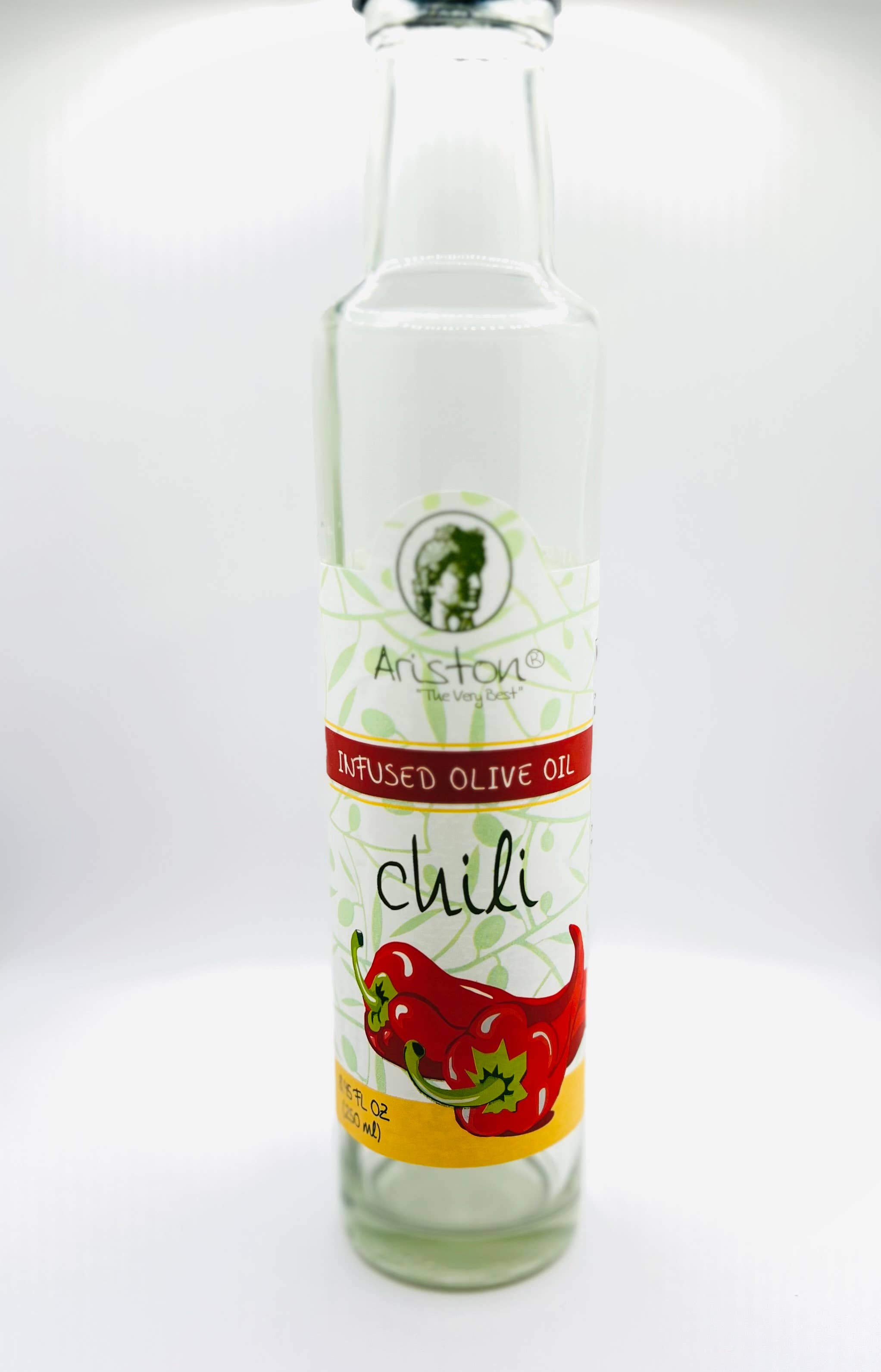 Wholesale Refill EMPTY Bottles Chili Infused Olive Oil 8.45oz for your store