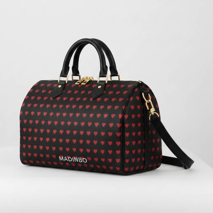 BAULETTO MADINBO - MADE IN ITALY - MED HJÄRTMÖNSTER för wholesale av MADINBO