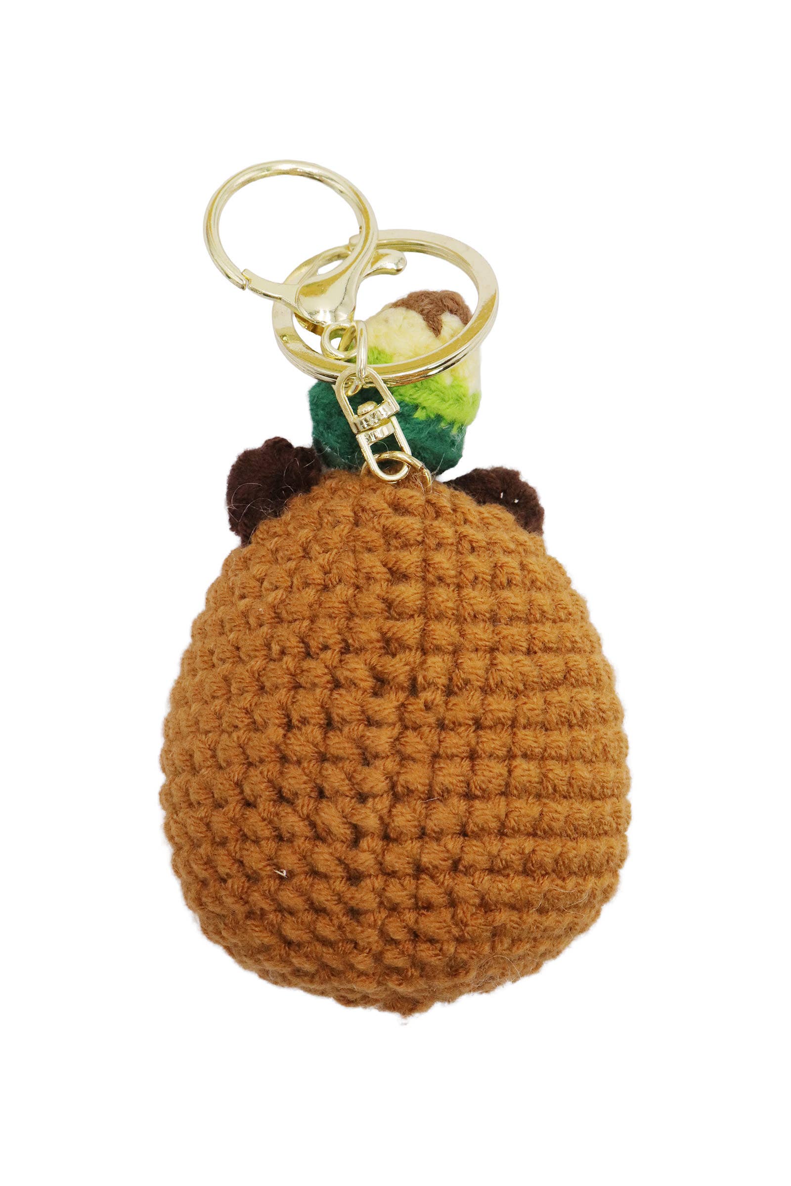 ASSORTED Capybara Fruits And Veggies Crochet Key Chain for wholesale on Faire5