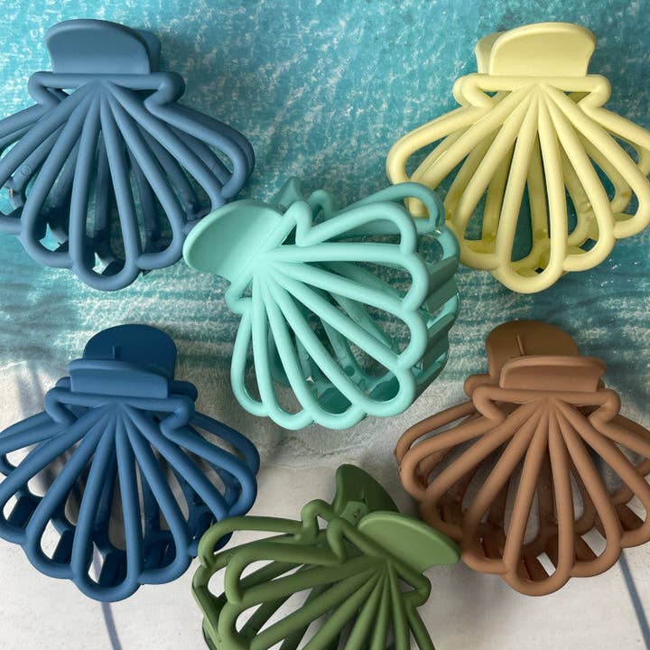 Nakoa The Label - Wholesale Hair clip – Women’s - Claw Clip -- Clam Shell - Sea Foam4