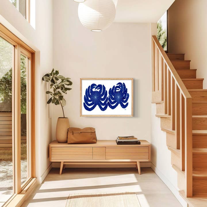 Nancy McKie - Wholesale Art Print - Blue crabs
