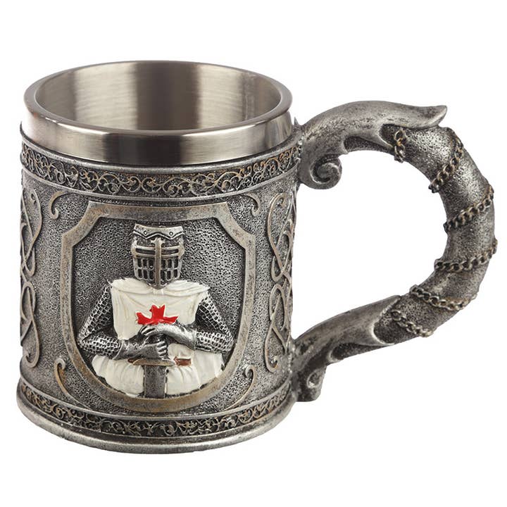 Puckator Ltd - Wholesale Ornament - Decorative Crusader Knight Tankard