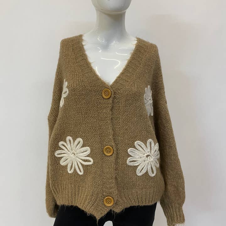 ORNELLA PARIS - Vendita all'ingrosso Cardigan - Donna - Cardigan ricamato LEL-G307796