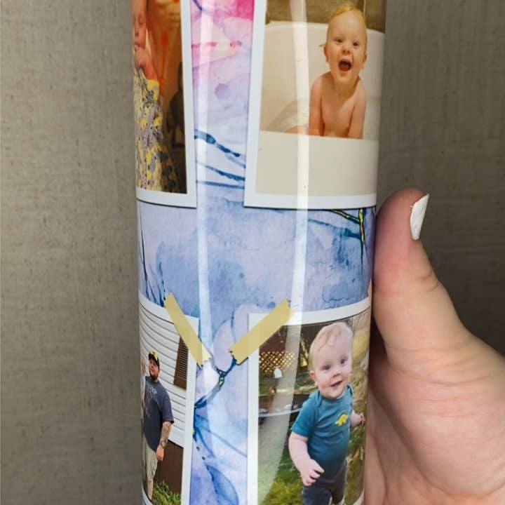 Watercolor Personalized Tumblers for wholesale by Lil Grace Boutique