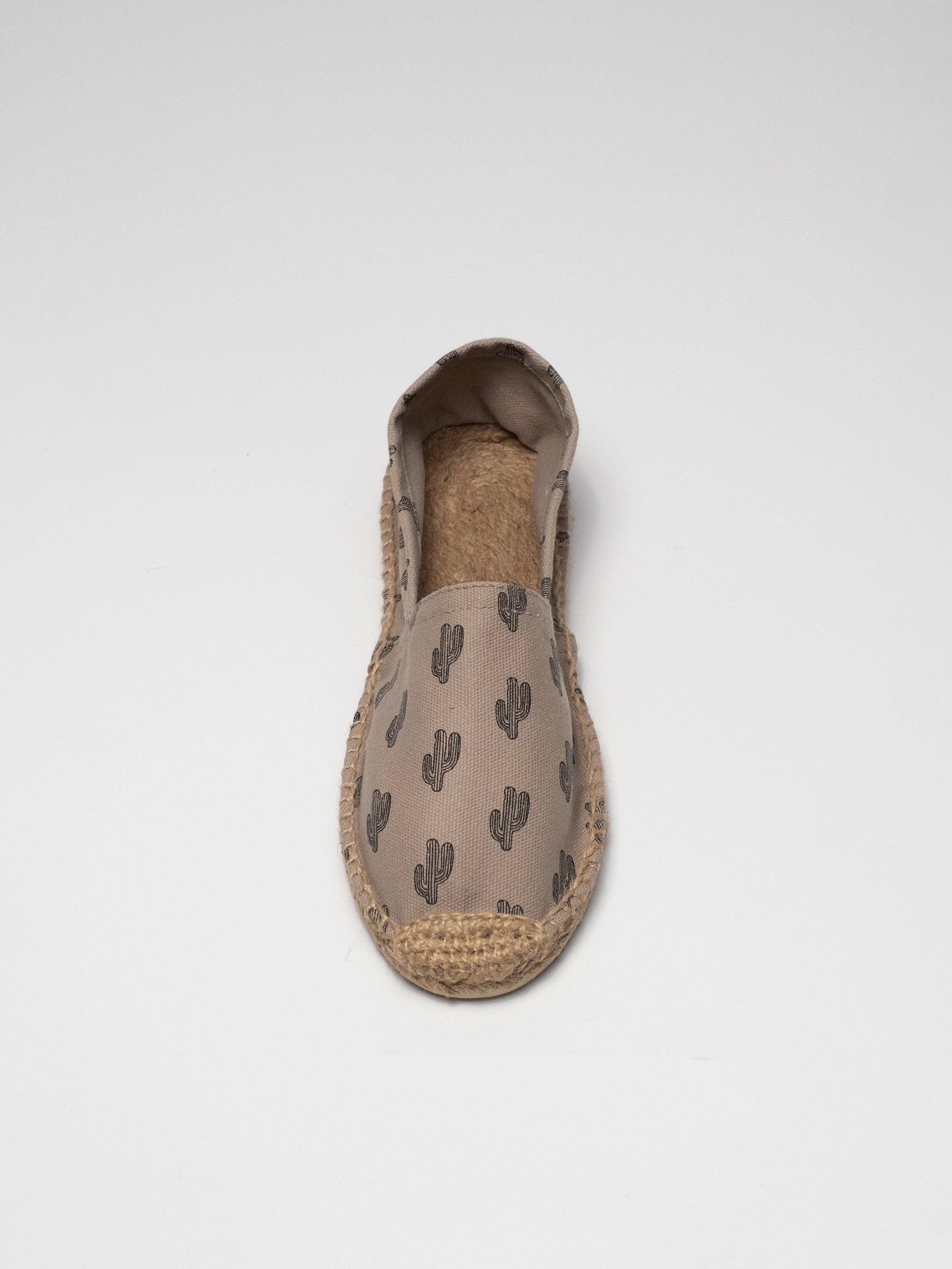 Beige My Beach Spirit Cactus Espadrilles für Damen, kaki, Größen 36-41 – 24 Paar pro Box für den Großhandel auf Faire1