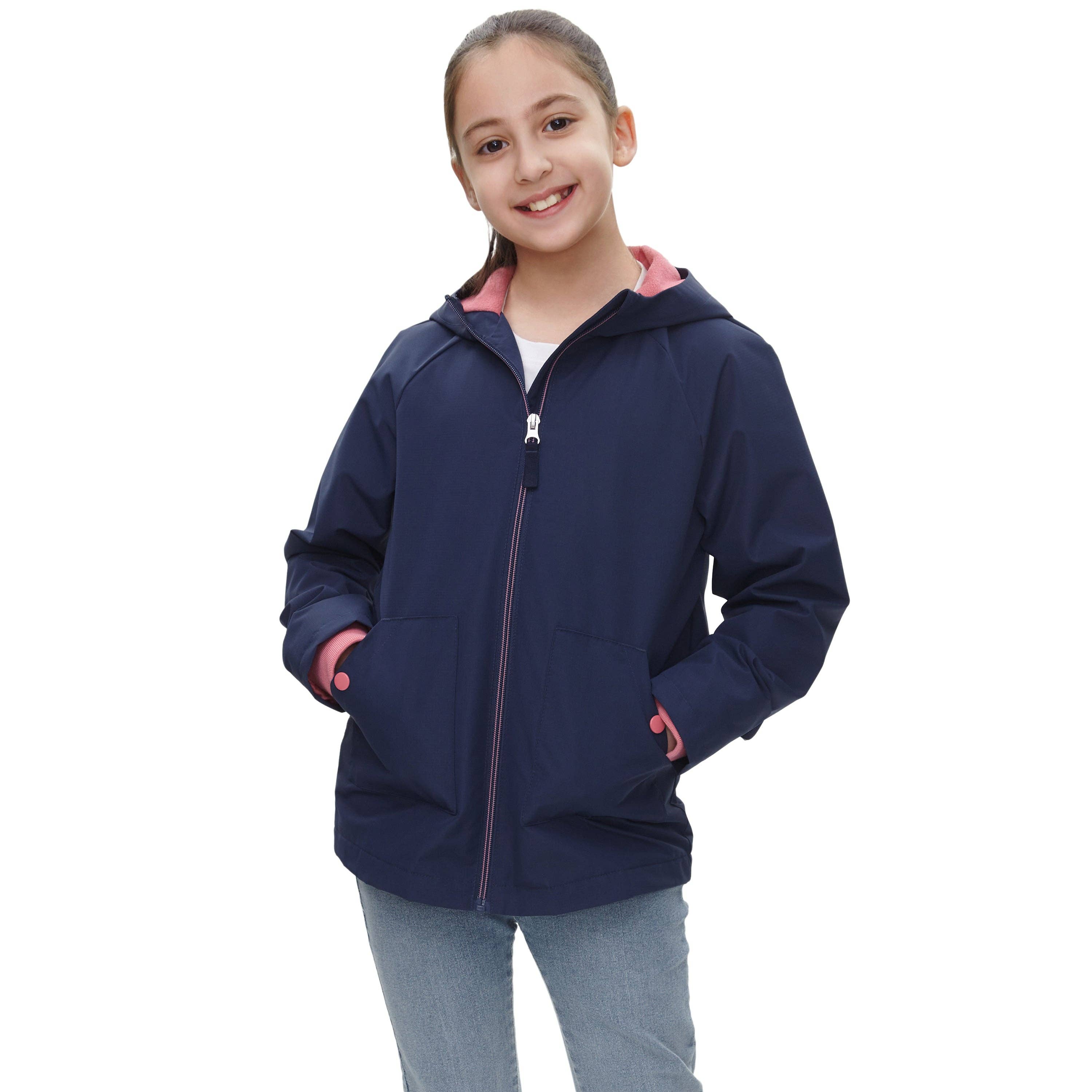 Rokka & Rolla - Wholesale Windbreaker - Kids - Girls' Ripstop Windbreaker Deluxe Jacket17