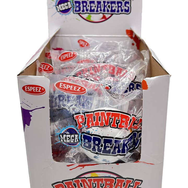 Candy Barn Express - Wholesale Hard Candy - Mega Paintball Breakers - Jawbreaker Candy - 18 Count - 140 1