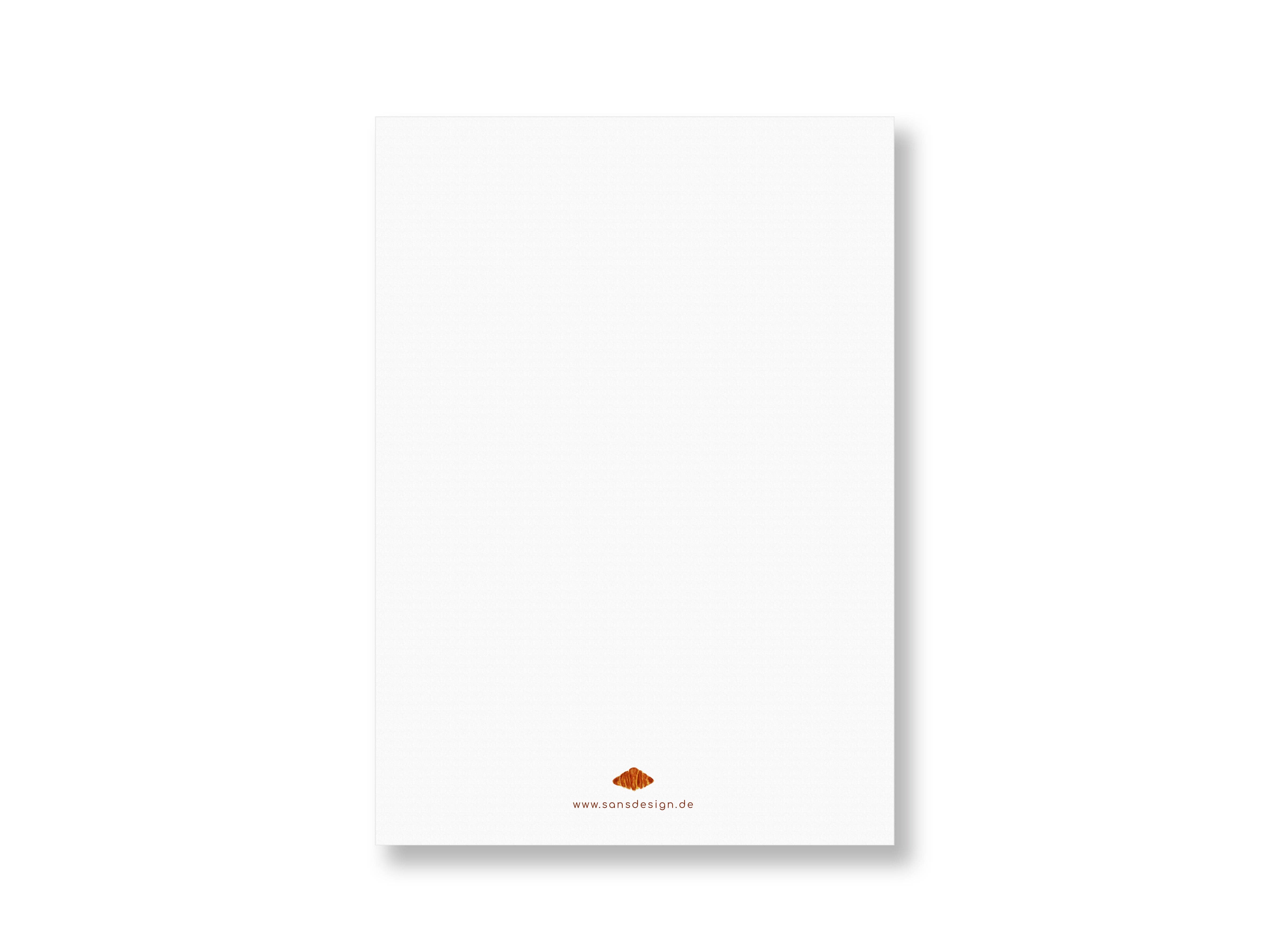 SANS.design - Wholesale Postcard - Croissant | Postcard2