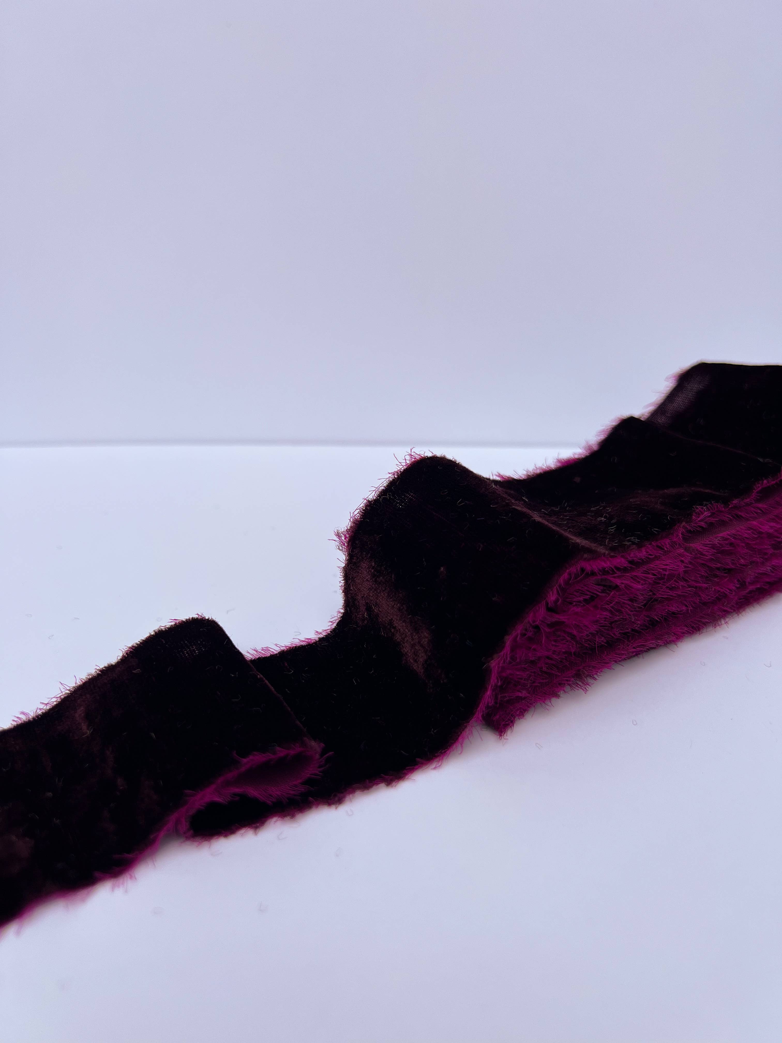 Trim & Twine - Wholesale Ribbon - Gift Wrapping - Bulk 2" Raw Edge Velvet Ribbon - 33 Colors19