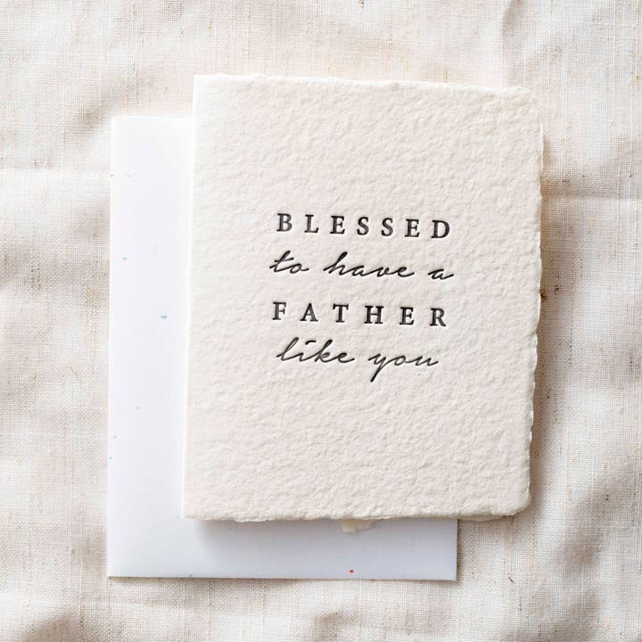 Blessed to have a Father like you | Father's Day Card for wholesale by Paper Baristas