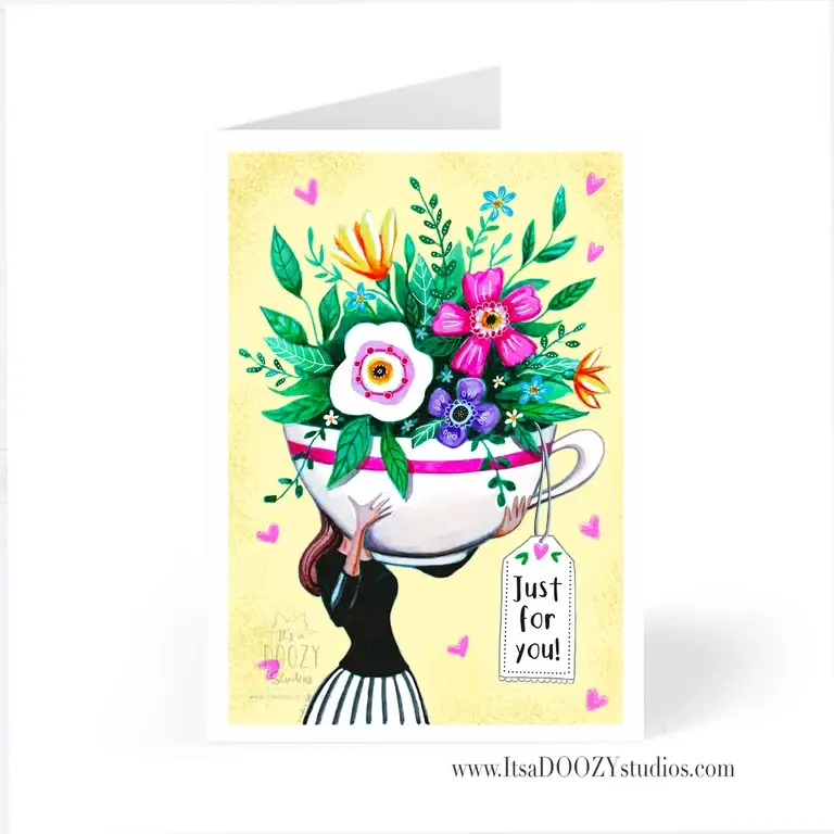 It’s a Doozy Studios - Wholesale Everyday Greeting Card - Just For You - Everyday Card With Matching Envelope1