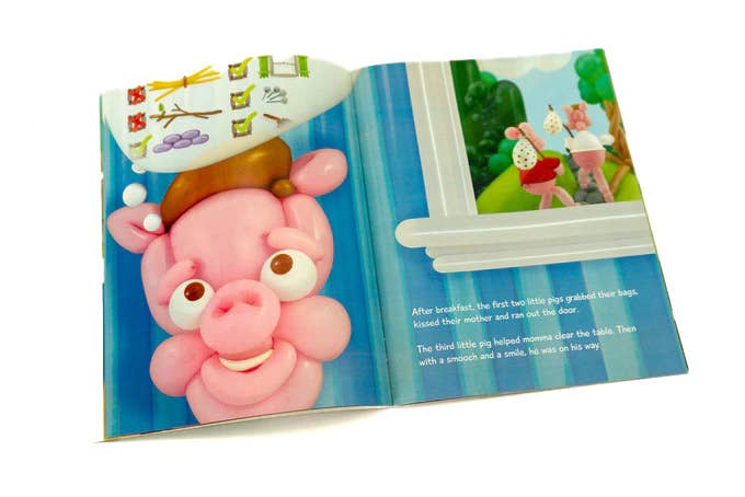 Airigami - Vendita all'ingrosso Libro per neonati e bambini (0-2) - E ha soffiato: una storia gonfiata dei tre porcellini4