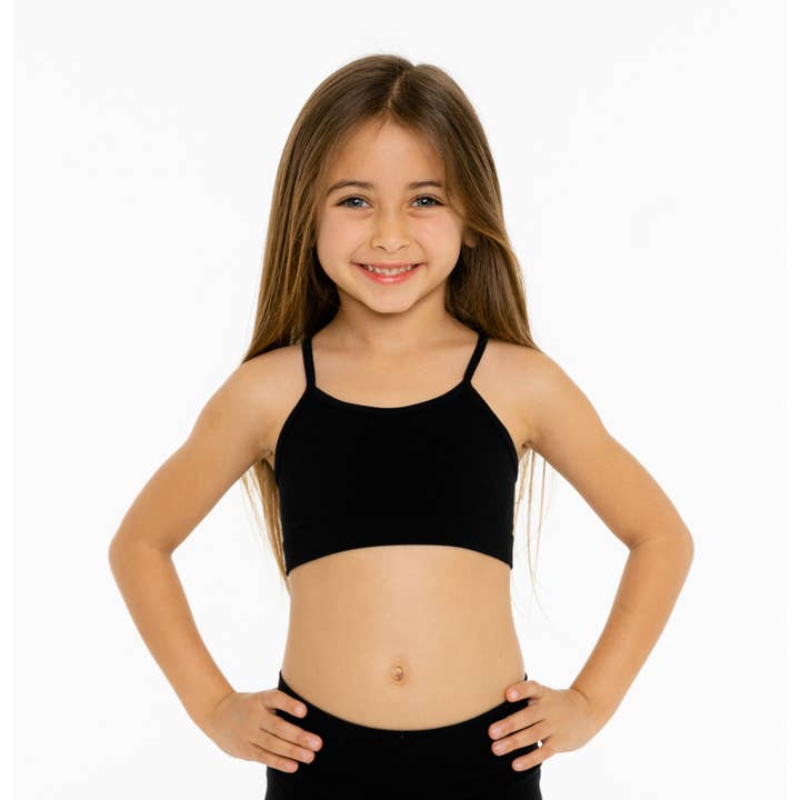 Malibu Sugar - Venta al por mayor Camiseta de tirantes - Niños - Little Girls (4-6x) sujetador cami con adorno de baile2