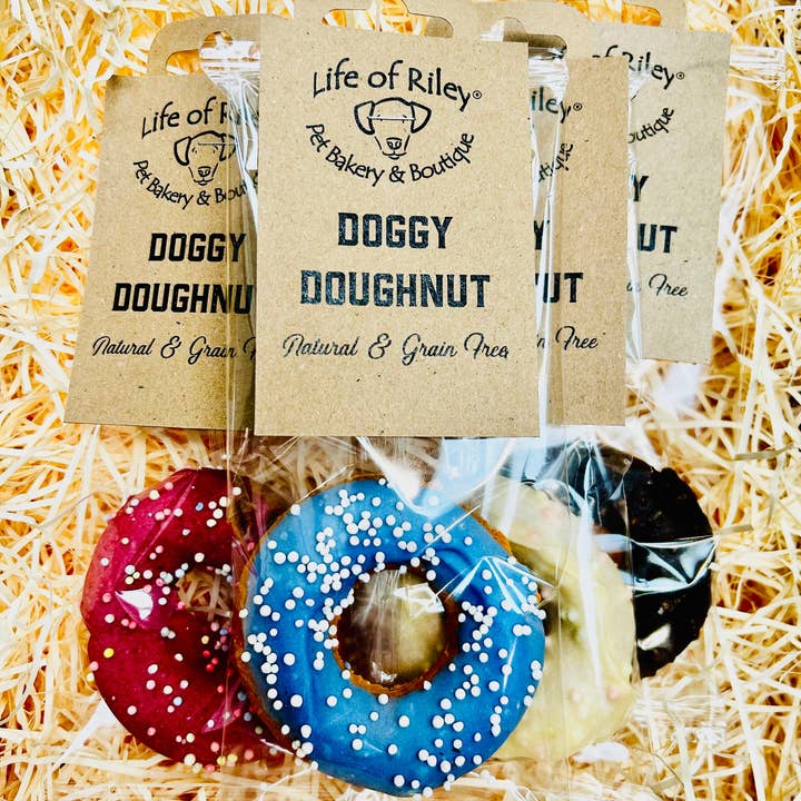 Life Of Riley Bakery Ltd – wholesale Pet treats – Dog – Doggy Doughnuts - Box of 12
