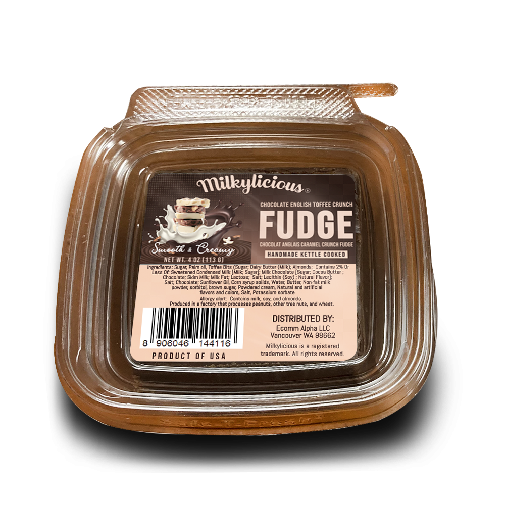 PRIDE INDIA BRANDS – wholesale Fudge – Milkylicious gammaldags handgjord slät krämig fudge1