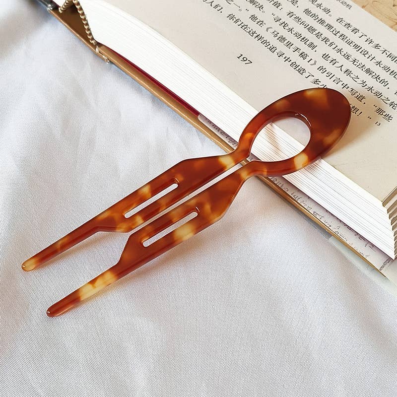 Tourtiwi - Vente Épingles à cheveux - Épingle à cheveux en acétate en forme de U, épingle à cheveux à texture colorée5