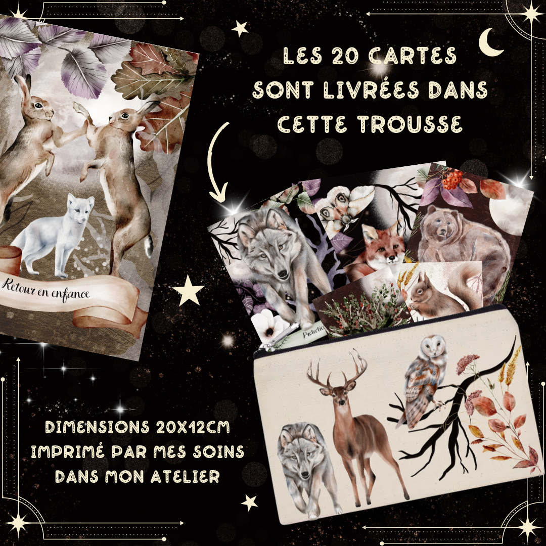 Les Moonettes – wholesale Tarot cards – Oracle of the Moon Animals (20 Cards)6