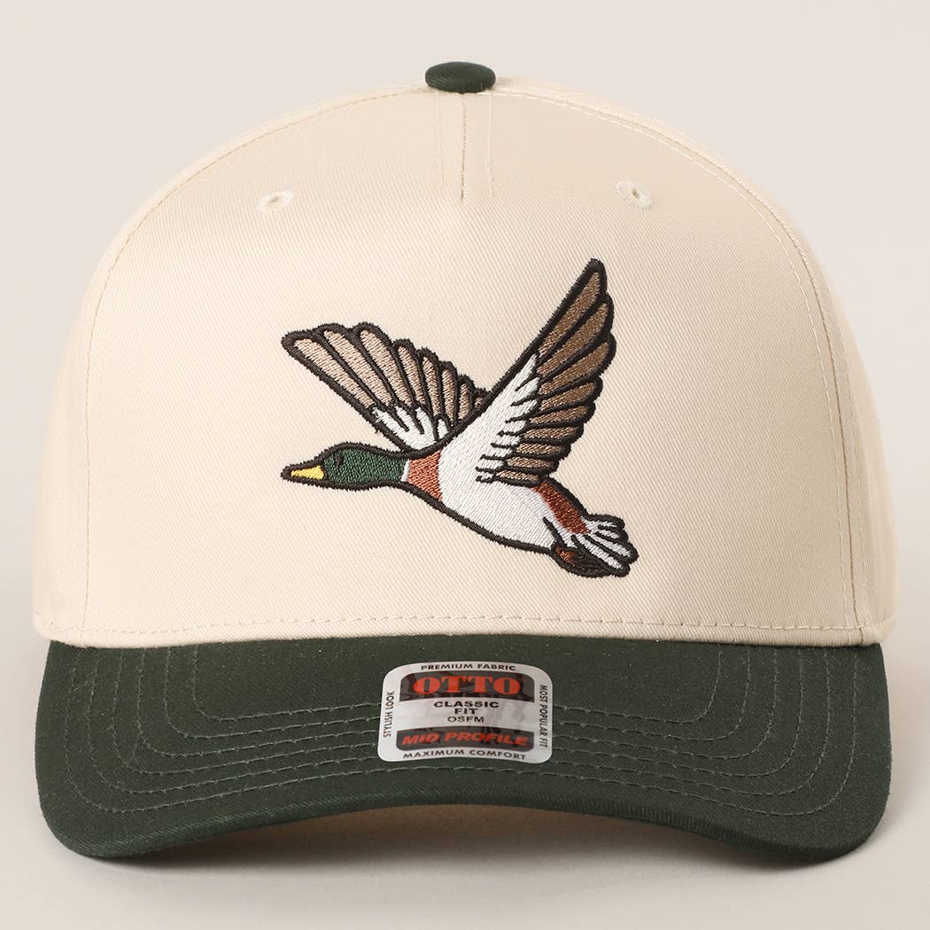 Fashion City - Wholesale Trucker Hat - Unisex - Flying Mallard Graphic Embroidered Trucker Hat 2