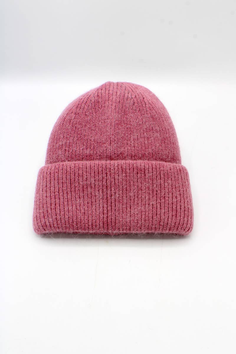 Hologramme Paris - Wholesale Beanie - Men's - Classic plain Angora hat41