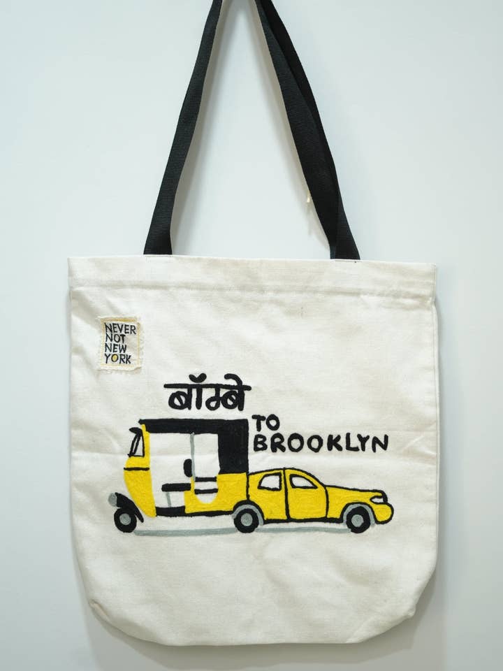 Bombay Brooklyn Embroidered Subway Local for wholesale by Artsbyniru