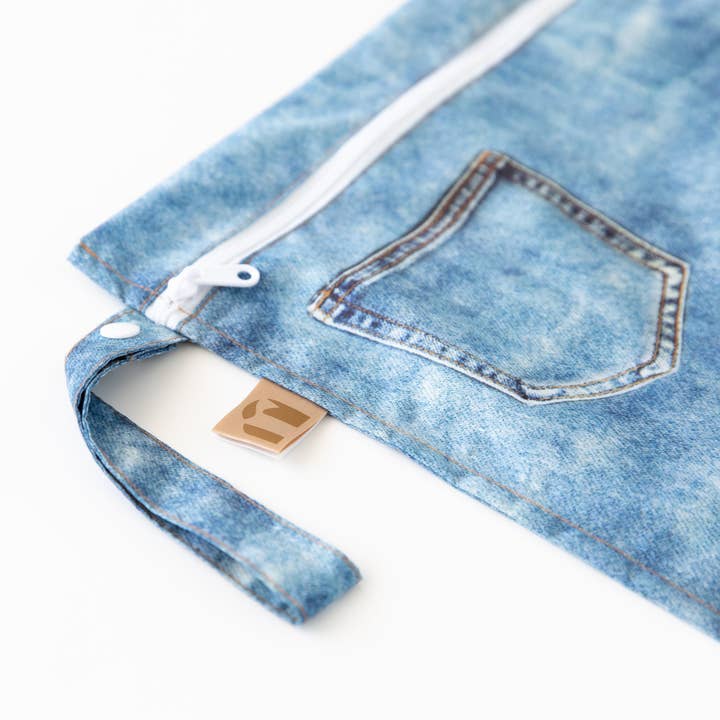 Bumkins - Wholesale Wet Bag - Kids & Baby - Wet Bag: Vintage Denim4
