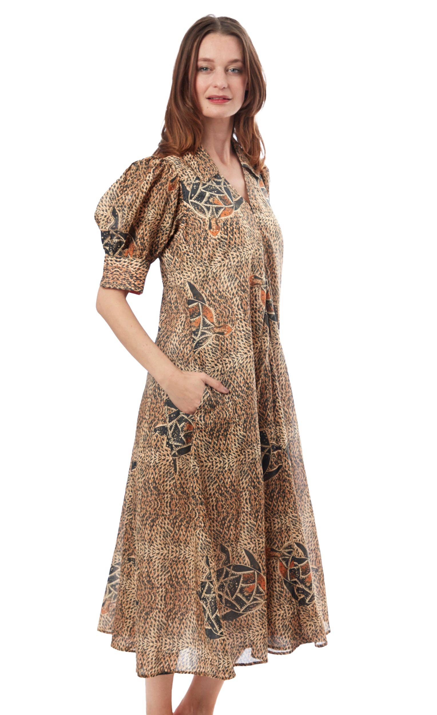 Dizzy-Lizzie - Vente Robe – femme - Robe Montauk Imprimé Tortues1