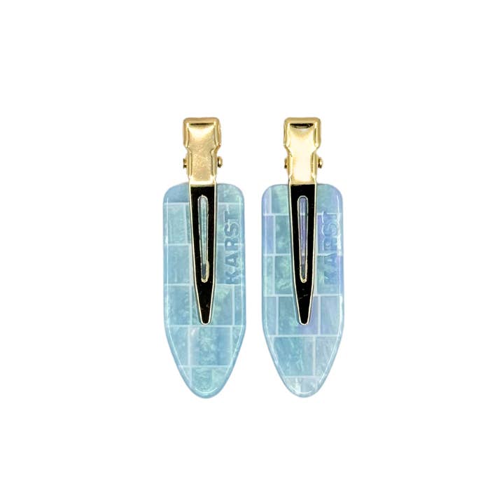 Clipes Sem Vinco (Conjunto de 2) — Azulejo Aquamarina por atacado de Karst Essentials