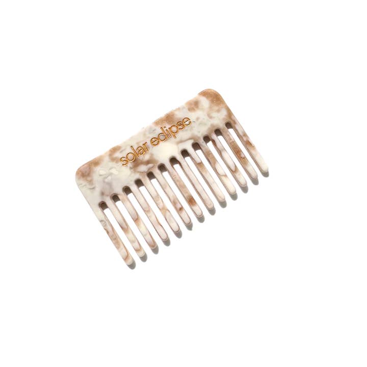 Solar Eclipse - Wholesale Hair Brush/Comb - Pocket Size Wide Tooth Acetate Hair Comb