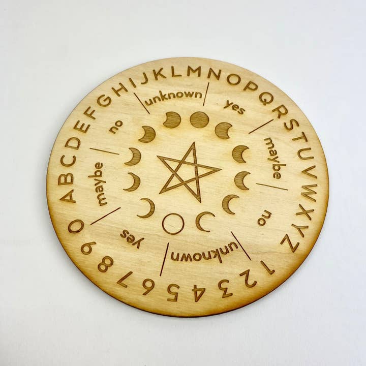 Pelham Grayson Rose - Wholesale Meditation Supplies - Pentagram | Pendulum Board w/ Description1