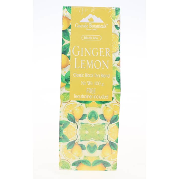 Cascade Teas & Botanicals - Wholesale Loose Tea - Tea Gift Box, Classic Flavors, FREE STRAINER, 100 grams4