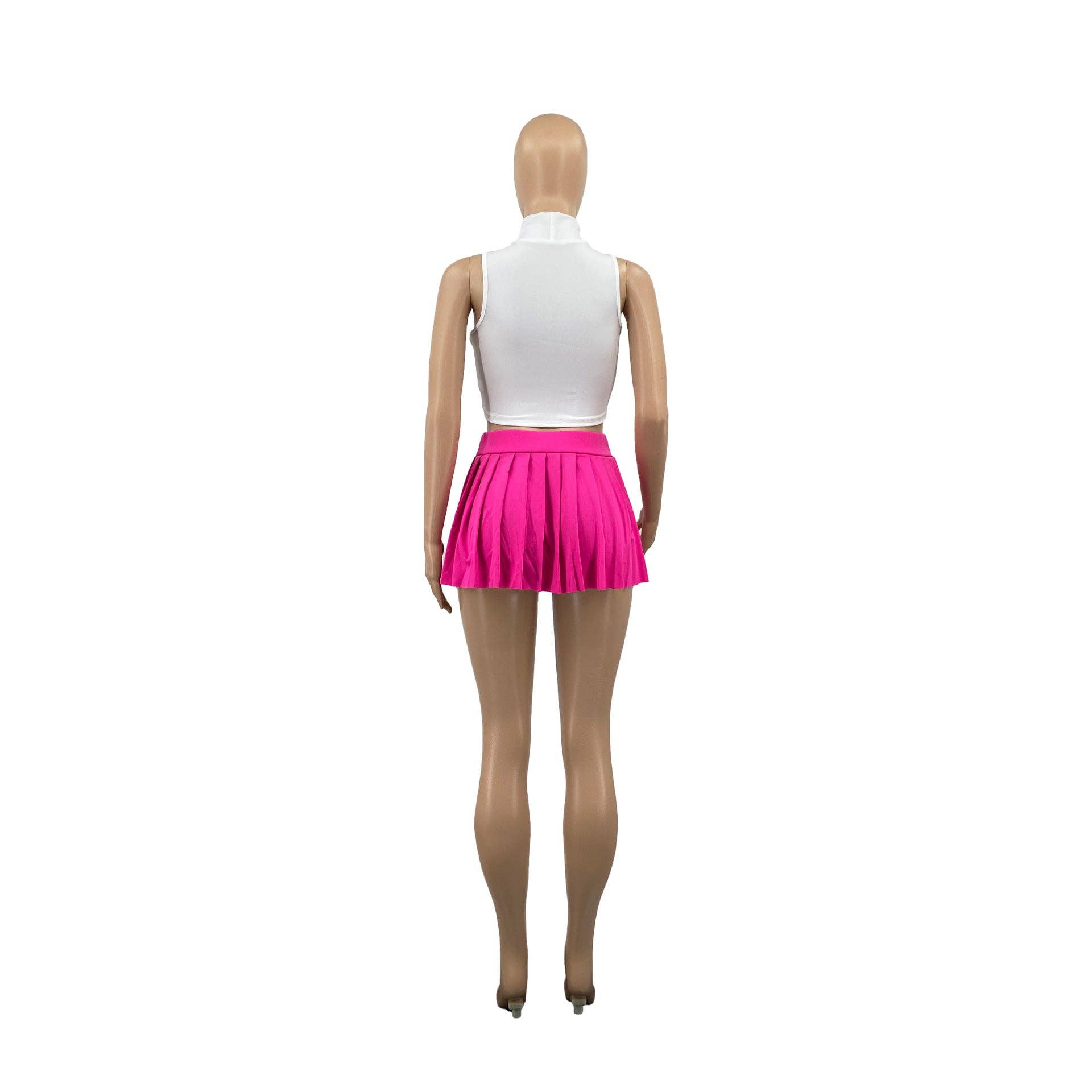 MB Fashion Wholesale - Wholesale Skirt - Women's - MB FASHION HIGH WAISTED PLAID MINI SKIRT 1347LY44