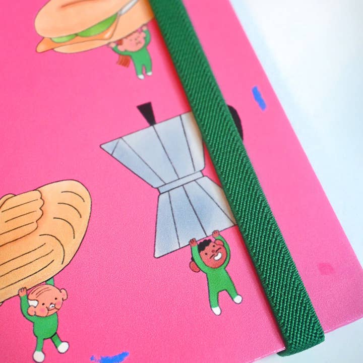 Natali Koromoto - Wholesale Notebook - "Food on Parade" Hardcover Notebook9