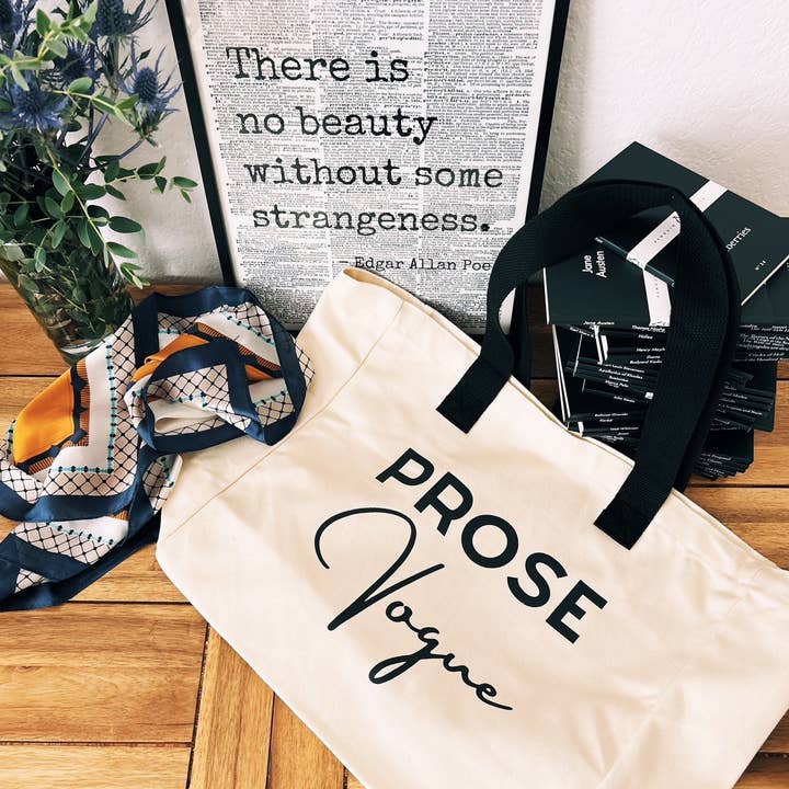 The Storyline Styles - Wholesale Tote Bag - Unisex - Prose Vogue Tote Bag, Totes, Canvas, Book Bag, Shoulder Bag1