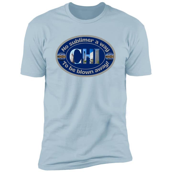 VivaCity Gear - Wholesale Screen Printed T-Shirt - Unisex - Chicago Sublime Premium Unisex T-shirt4