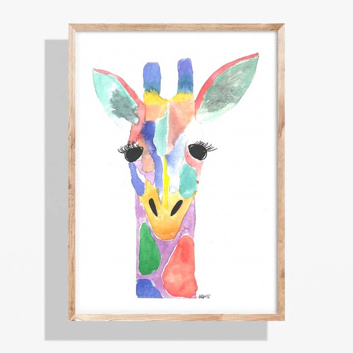 One Light Studio - Wholesale Art print - "Francine the Giraffe"