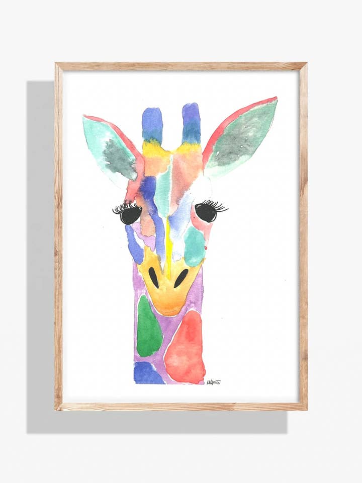 "Francine the Giraffe" for wholesale by One Light Studio