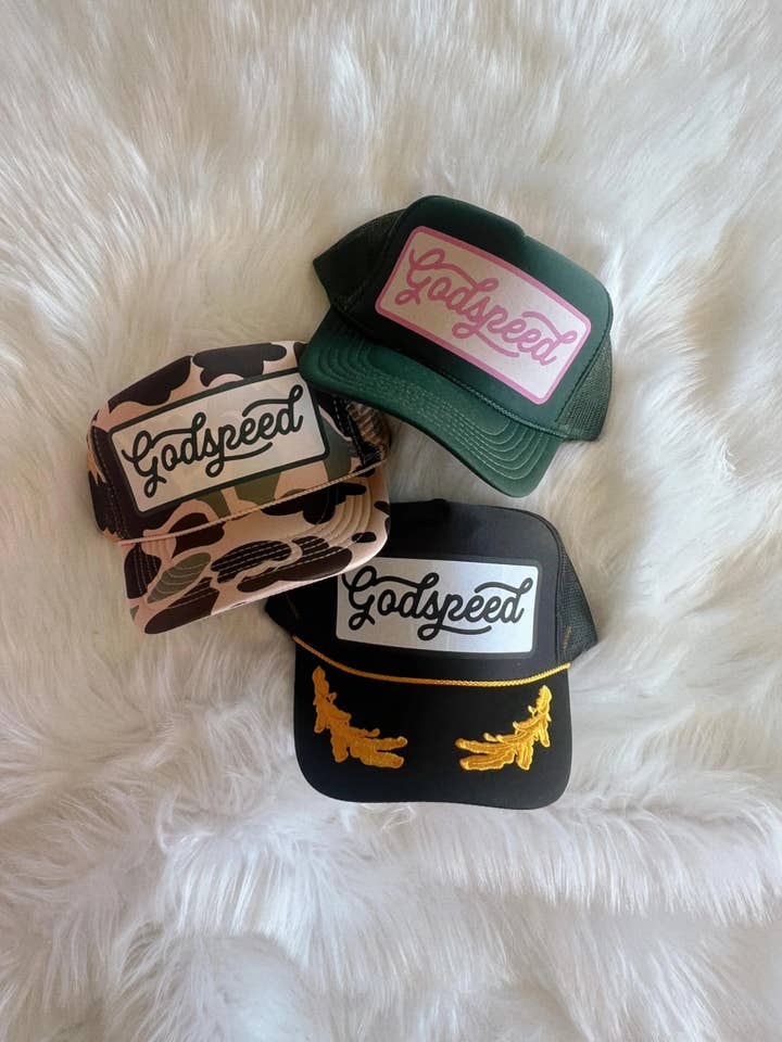 Godspeed Trucker-Kappe für den Großhandel von Wilder Made