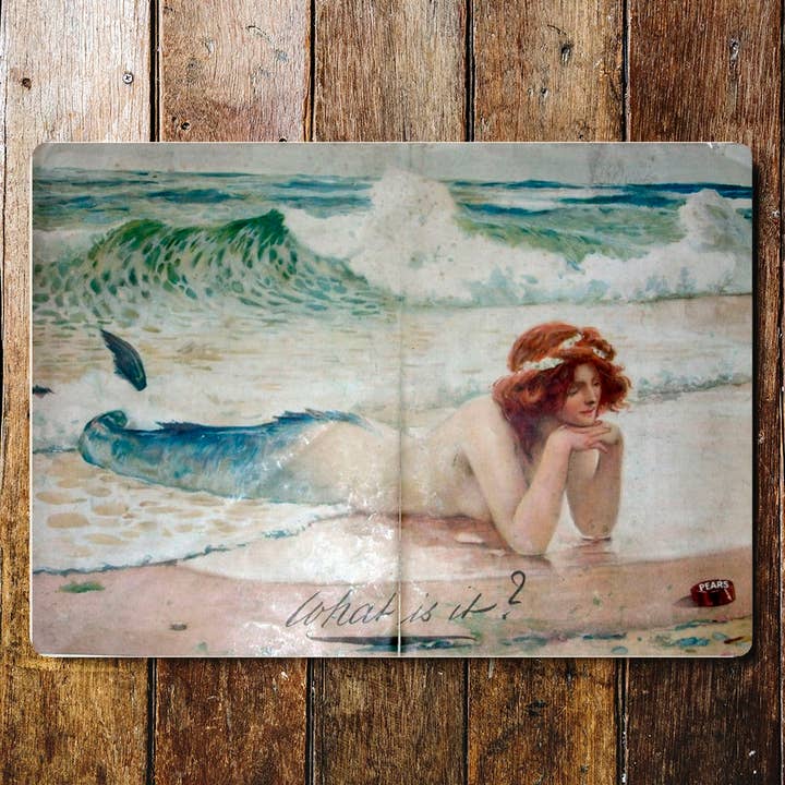 The British Metal Signs Company - Wholesale Sign - Pears Soap what is it mermaid Metal Sign