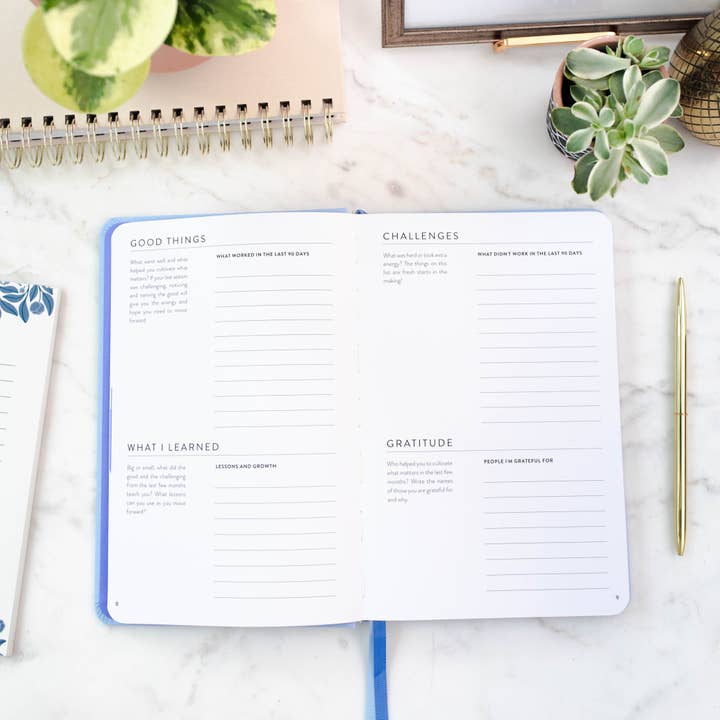Cultivate What Matters - Wholesale Planner - Fresh Start Daily Goal Planner | Hydrangea Casebound