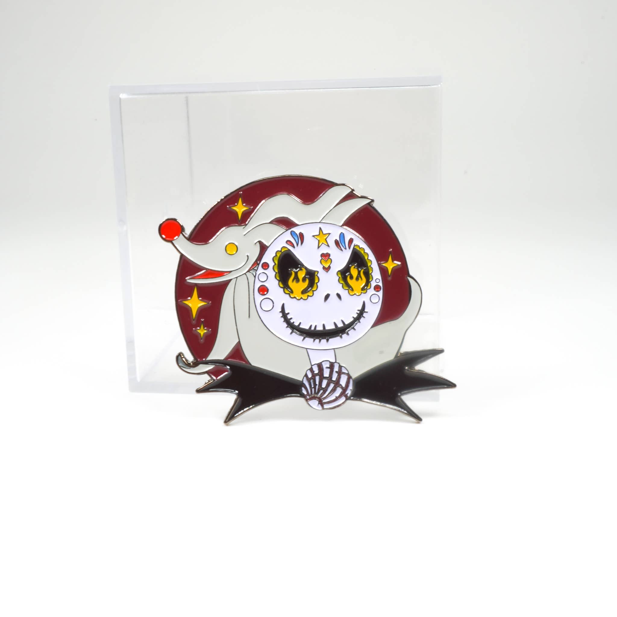 PARTIMEWORKS - Wholesale Lapel Pin/Button - Sugar Jack (Night Red) Pin1