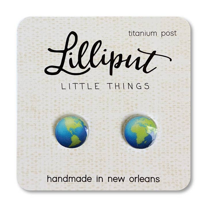 Planet Earth Earrings for wholesale by Lilliput Little Things