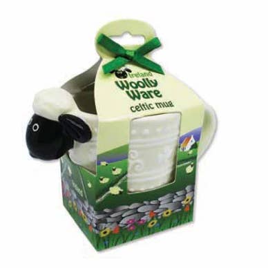 Dublin Gift Company – wholesale Kaffekoppar – Handmålad keramisk fårmugg0
